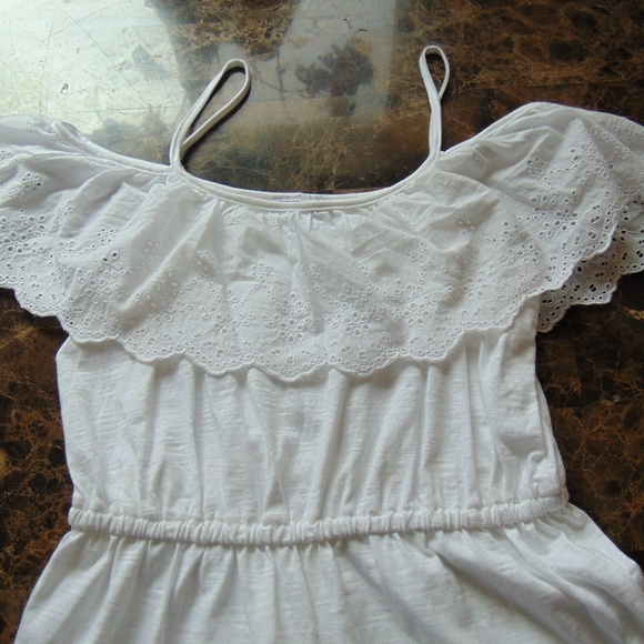 Topshop Eyelet White Romper NWT - Picture 5 of 6
